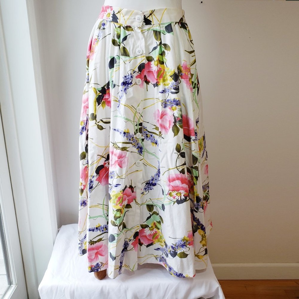 VINTAGE COTTON CIRCLE SKIRT
